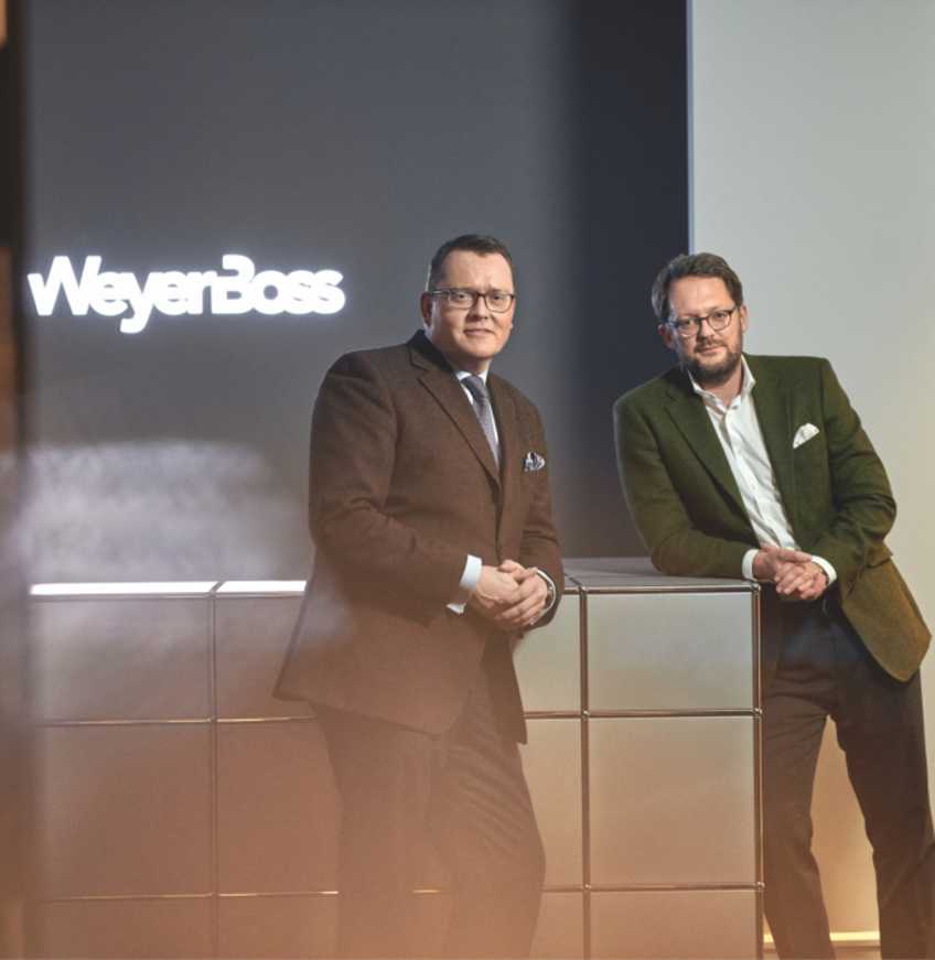 Branding für WeyerBoss – entwickelt von CONNEX Werbeagentur Berlin
