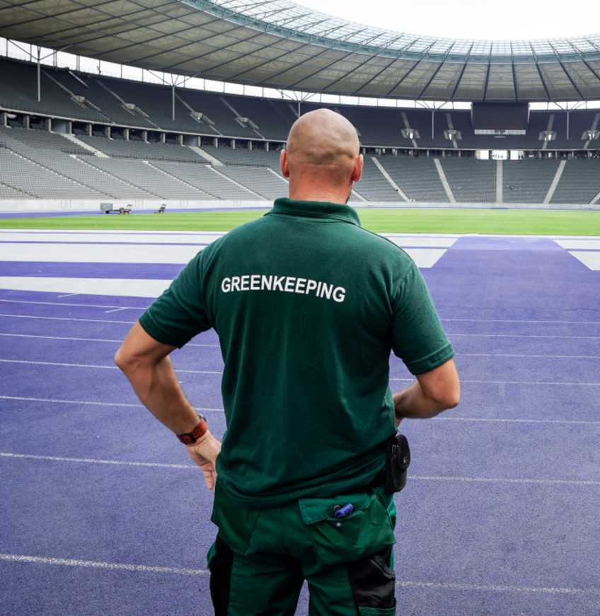 Motiv zur HR-Kampagne für Gegenbauer im Olympiastadion – entwickelt von CONNEX Werbeagentur Berlin
