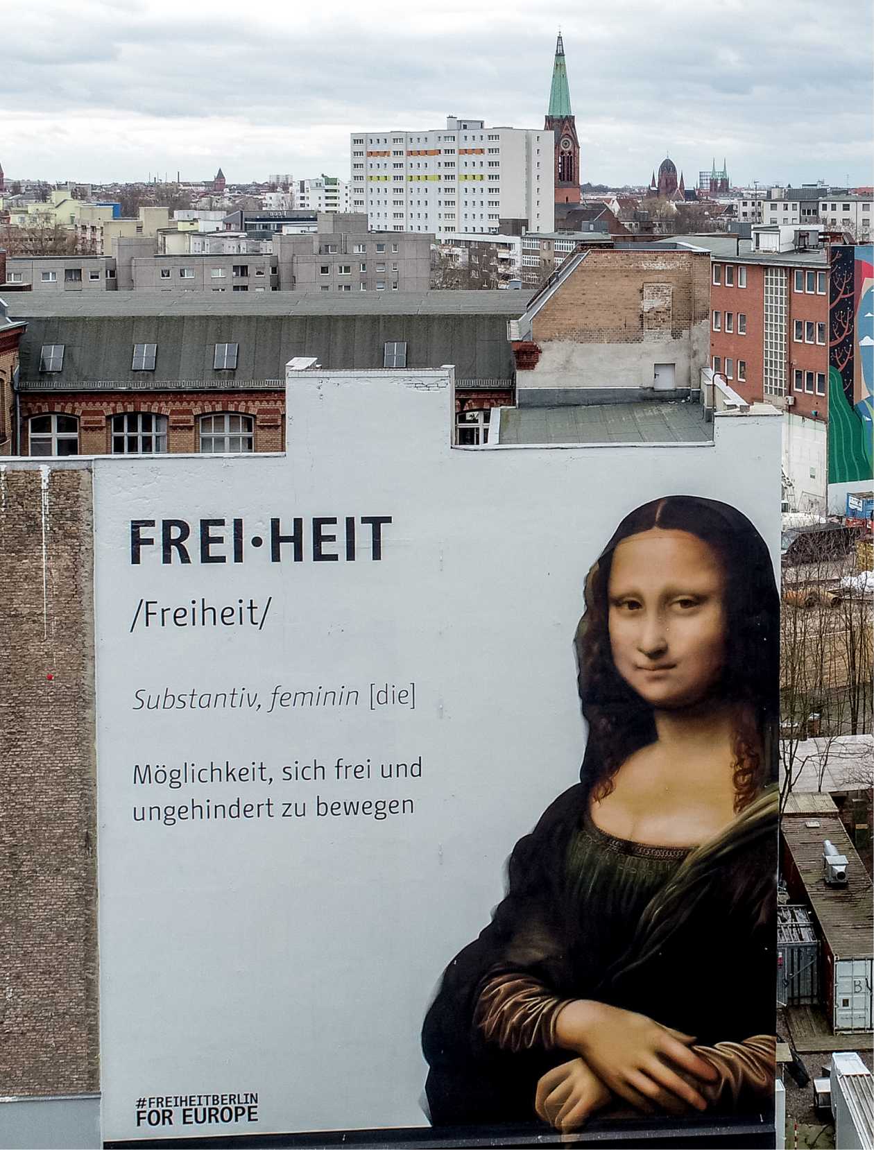 Kampagnenmotiv zur Freiheit Berlin Europawahl – entwickelt von CONNEX Werbeagentur Berlin